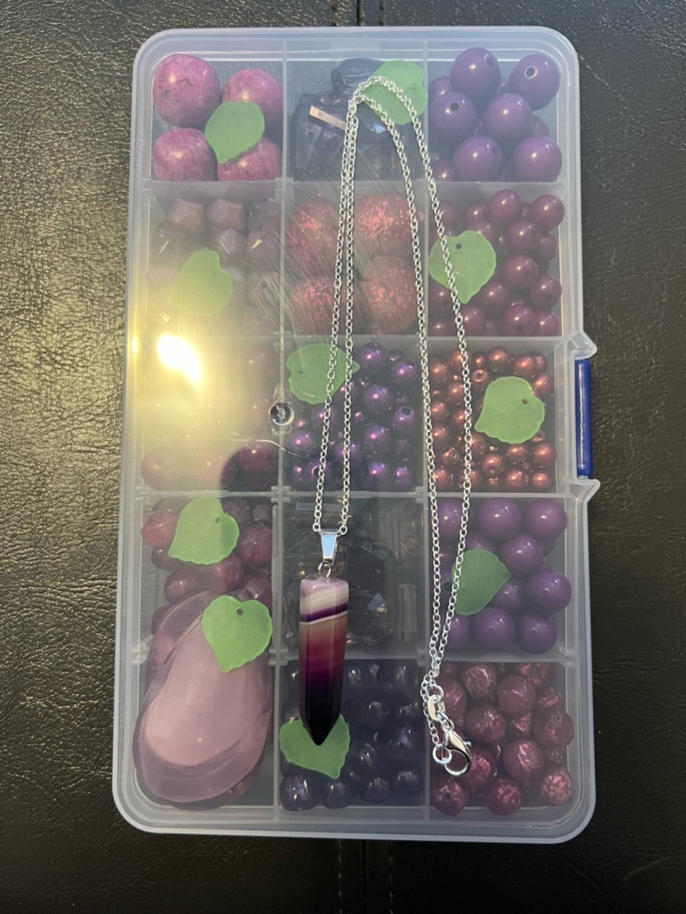 Craft Beads, EGGPLANT - DON’T COOK, Jewelry Supplies, loose bulk beads - Picture 8 of 8